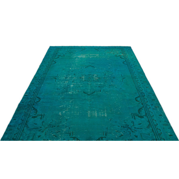 Blue Elephant Hand Knotted Turquoise Rug Wayfair.co.uk
